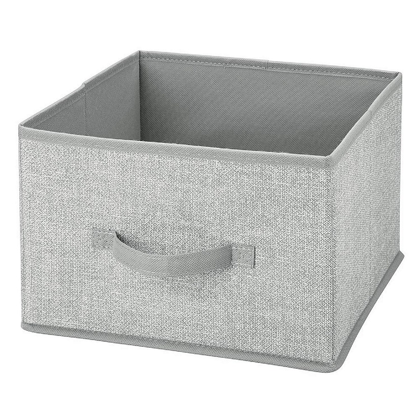 mDesign Fabric Nursery Storage Cube with Front Window, 4 Pack