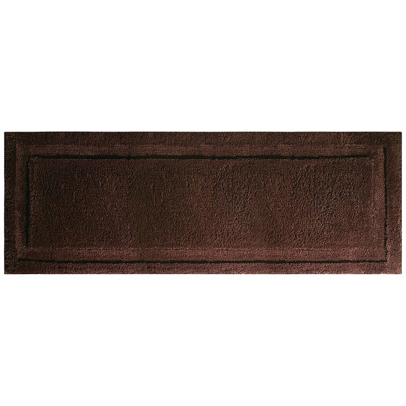 mDesign Large Bath Mat Runner - Non-Skid Bathroom Runner Rug ...