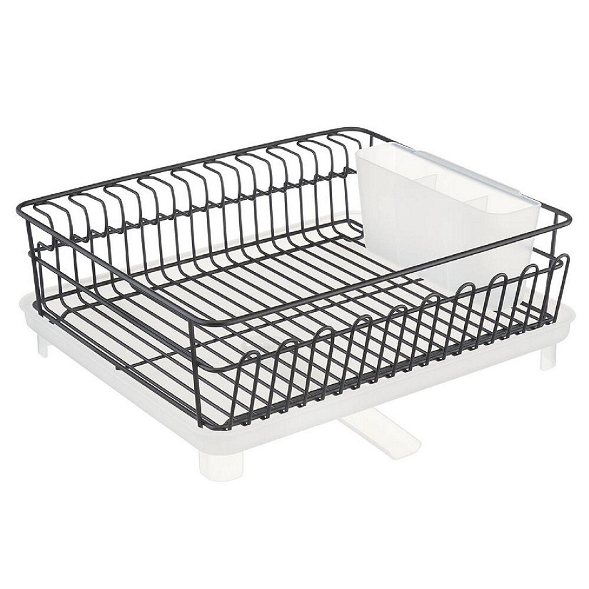 https://s7.orientaltrading.com/is/image/OrientalTrading/PDP_VIEWER_IMAGE/mdesign-large-kitchen-dish-drying-rack-with-swivel-spout-3-pieces-black-frost~14238304$NOWA$