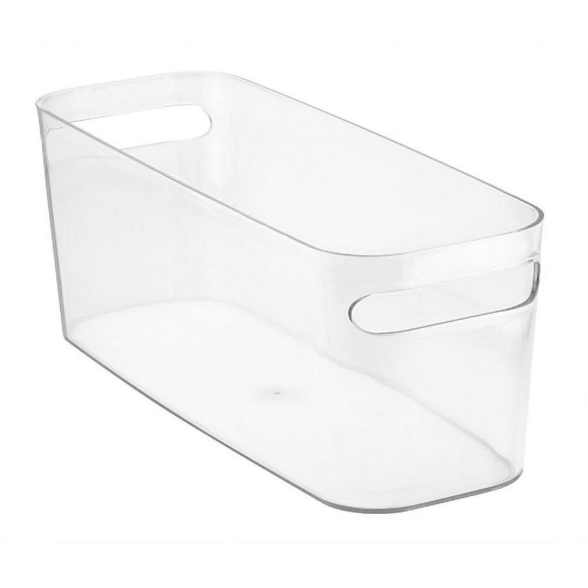 mDesign Large Plastic Bathroom Storage Bins, Handles, 16 Long, 4