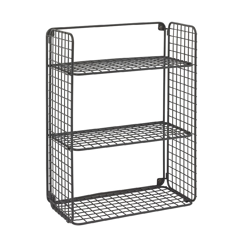 3-Tier Bathroom Shelf, Wire Shelving Unit, Metal Storage Rack for