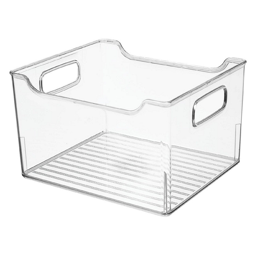 mDesign Plastic Kitchen Pantry or Food Storage Bin with Handles