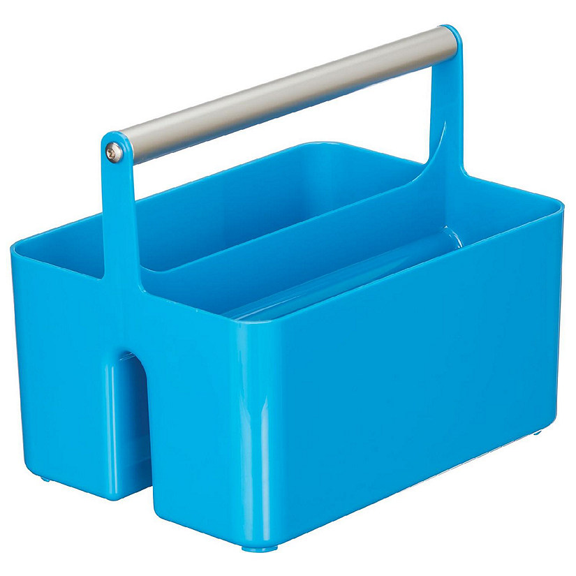 mDesign Plastic Divided Portable Shower Caddy Storage Organizer