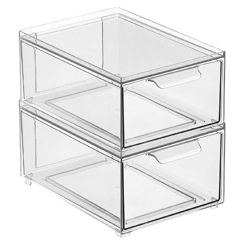 https://s7.orientaltrading.com/is/image/OrientalTrading/PDP_VIEWER_IMAGE/mdesign-plastic-stackable-bathroom-storage-organizer-with-drawer-2-pack-clear~14366813$NOWA$