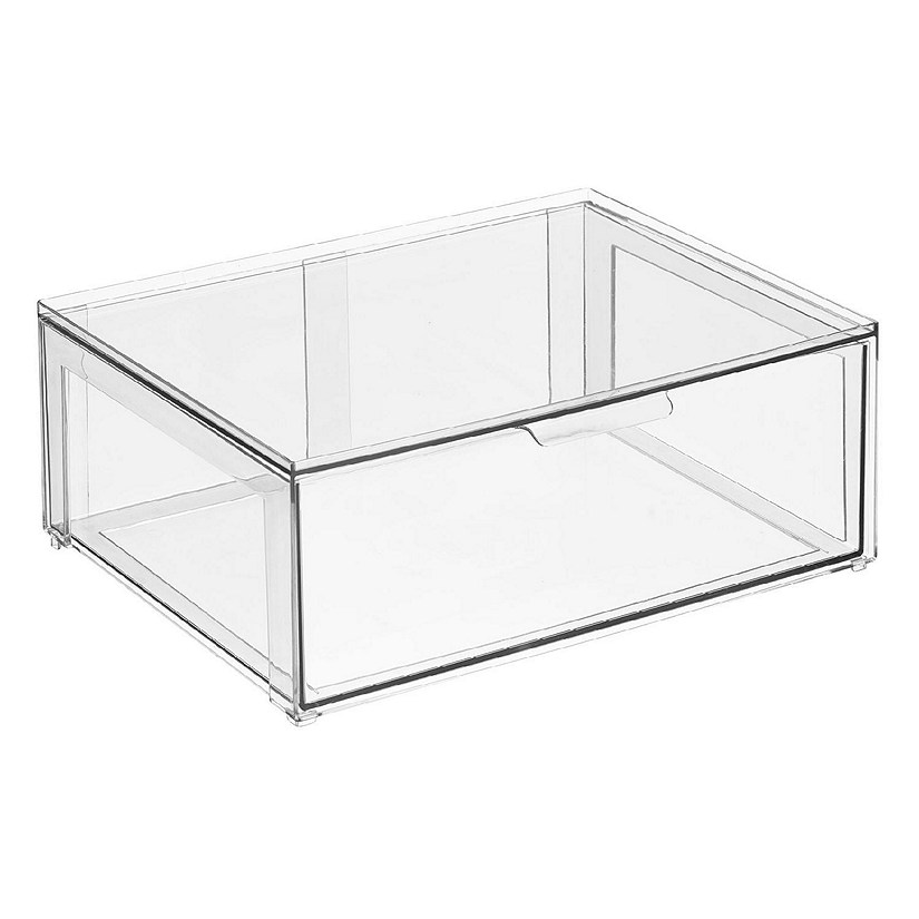 https://s7.orientaltrading.com/is/image/OrientalTrading/PDP_VIEWER_IMAGE/mdesign-plastic-stackable-bedroom-closet-storage-organizer-with-drawer-clear~14305825$NOWA$