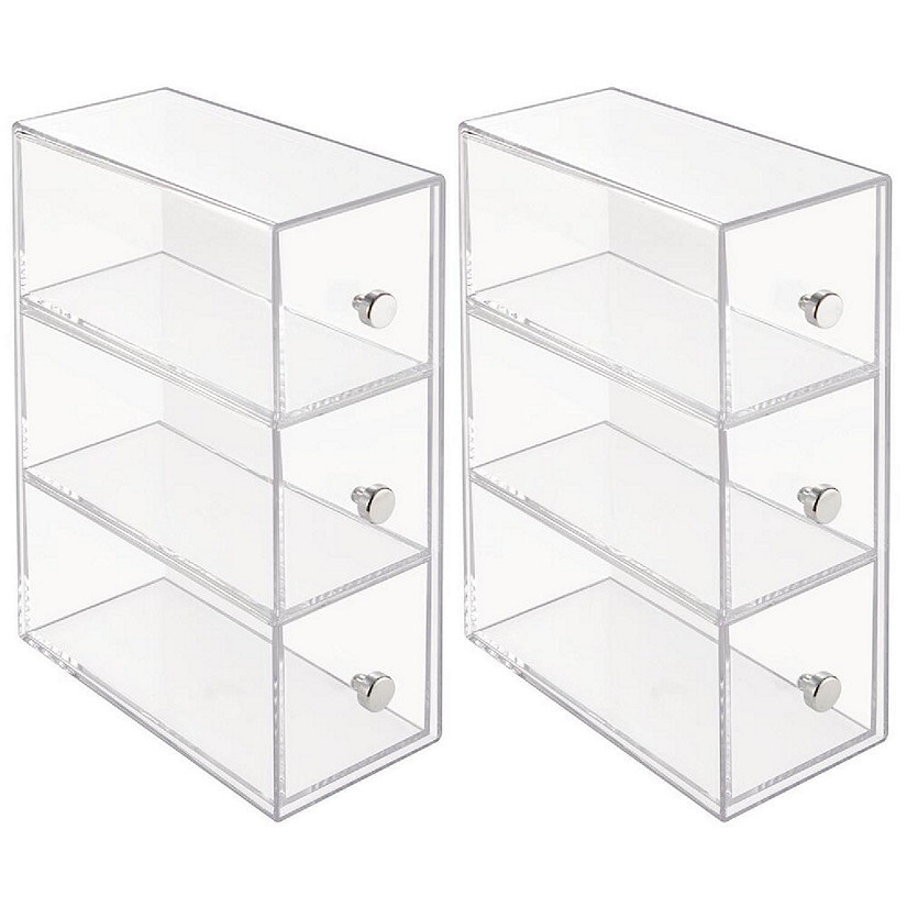 1PC Desktop Drawer Storage Box Plastic Stationery Placing Shelf