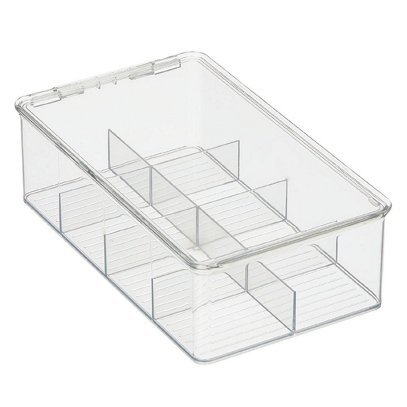 Buy mDesignTea Storage Boxes - Plastic Tea Box with 8 Compartments