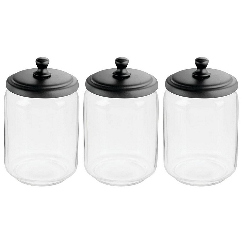 Clear Glass Milk Bottles with Lids - 12 Pc.