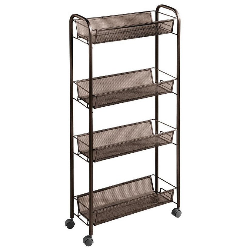 https://s7.orientaltrading.com/is/image/OrientalTrading/PDP_VIEWER_IMAGE/mdesign-steel-slim-rolling-utility-cart-storage-organizer-with-4-shelves-bronze~14411489$NOWA$