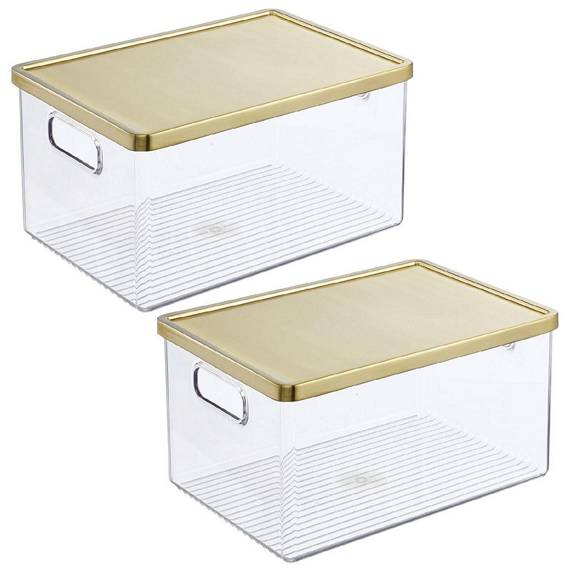 Blush Small Plastic Storage Bin, 1 - Metro Market