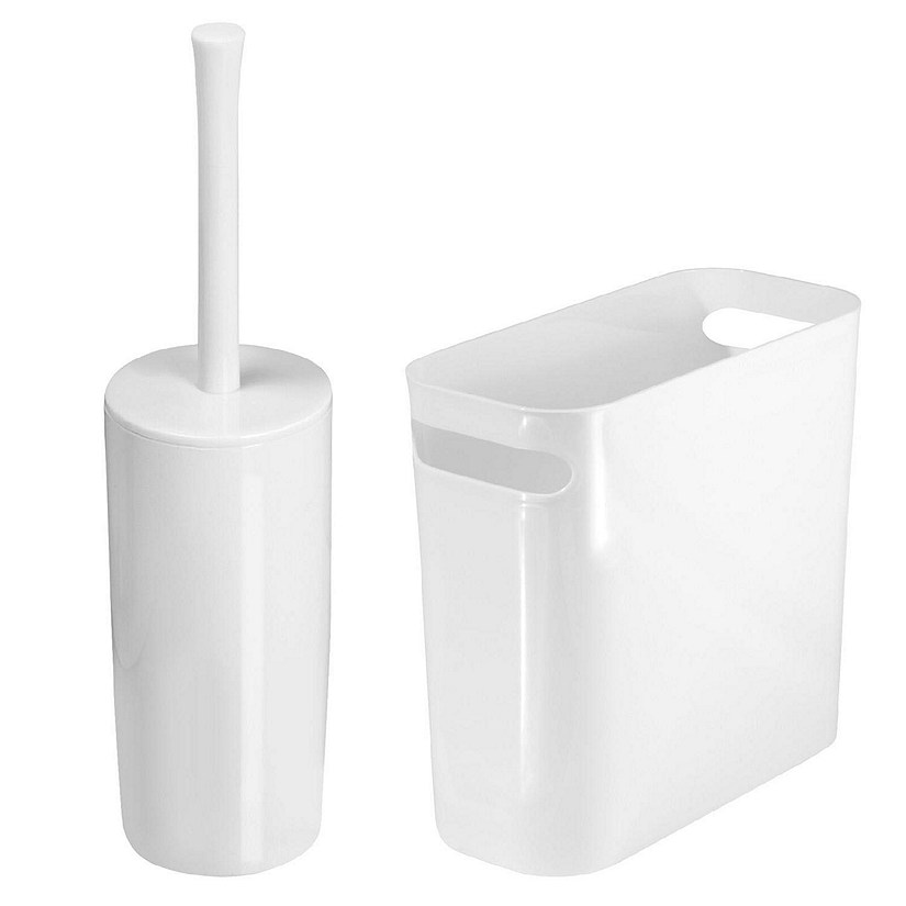 mdesign-toilet-bowl-brush-and-rectangular-wastebasket-set-of-2-white