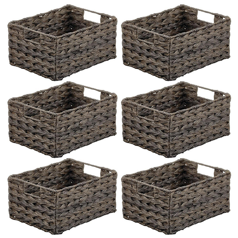 https://s7.orientaltrading.com/is/image/OrientalTrading/PDP_VIEWER_IMAGE/mdesign-woven-farmhouse-pantry-food-storage-bin-basket-box-6-pack-dark-brown~14366829$NOWA$