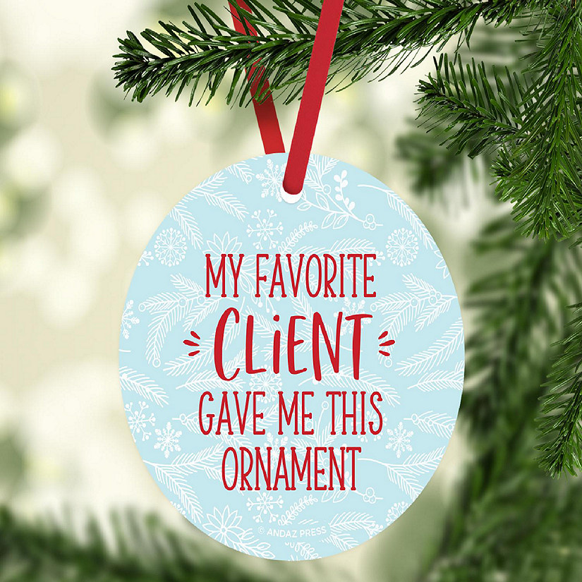 MDF Ornament Fav Client Gift Image