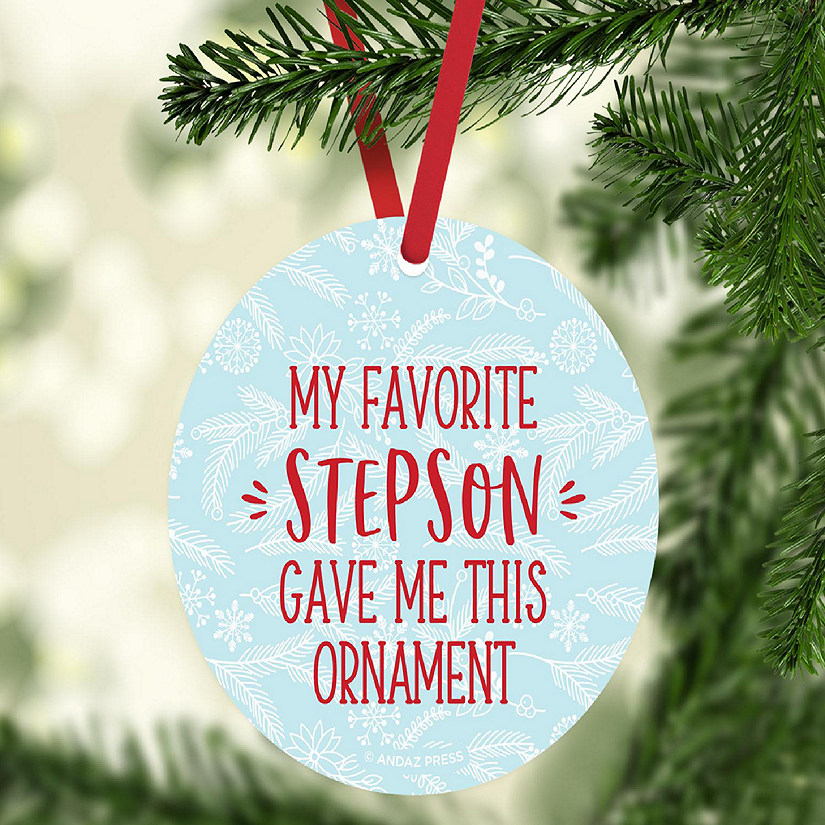 MDF Ornament Fav Stepson Gift Image