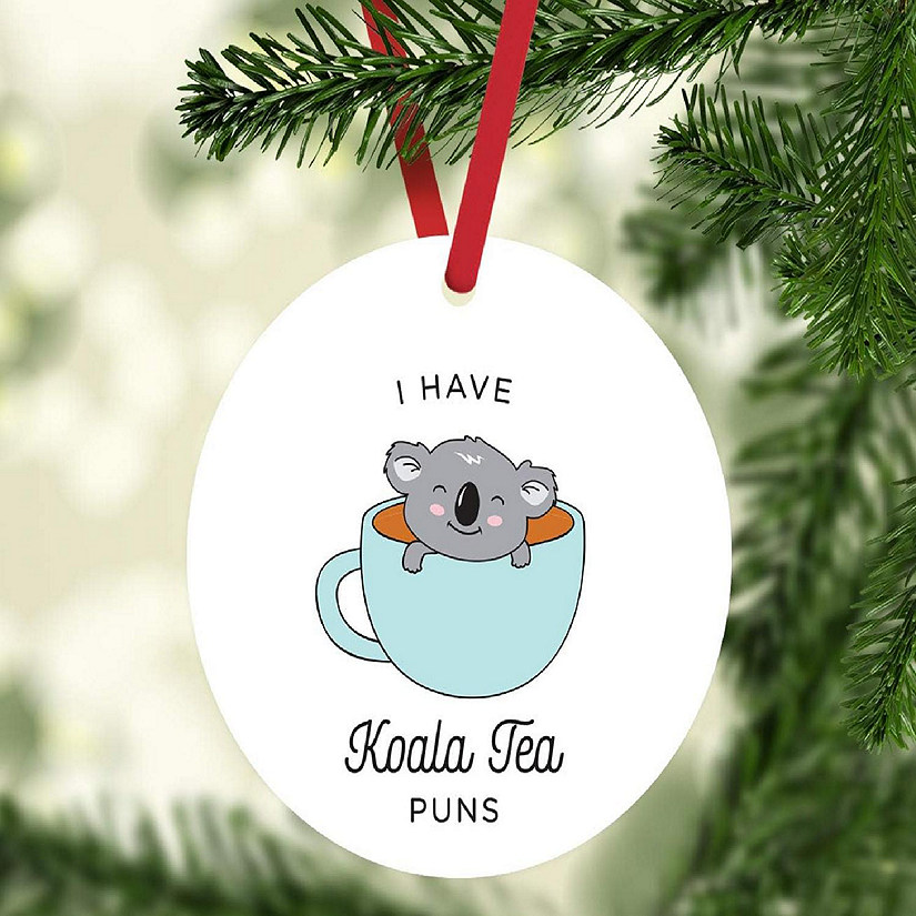 MDF Ornament Have Quality Puns/Koala Tea Image