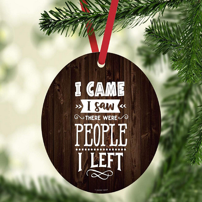 MDF Ornament I Saw There Was People Image