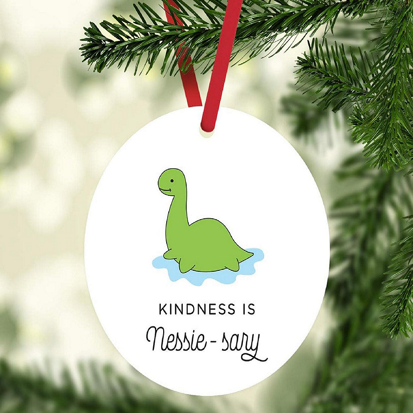 MDF Ornament  Kindness is Nessie-sary Image