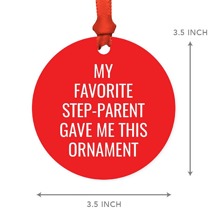 MDF Ornament My Favorite Step-Parent Image
