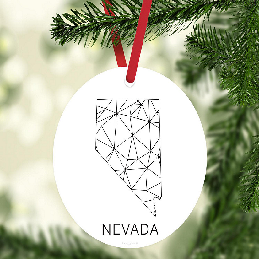 MDF Ornament Nevada Blk/Wh Geometric Image