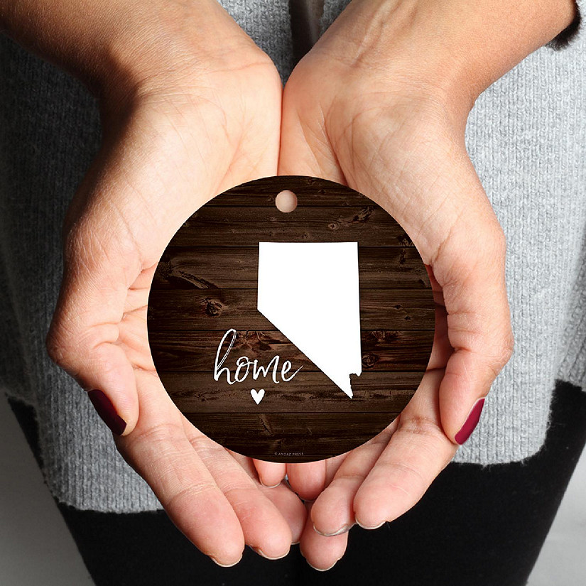 MDF Ornament Nevada Home Dark Wood Image