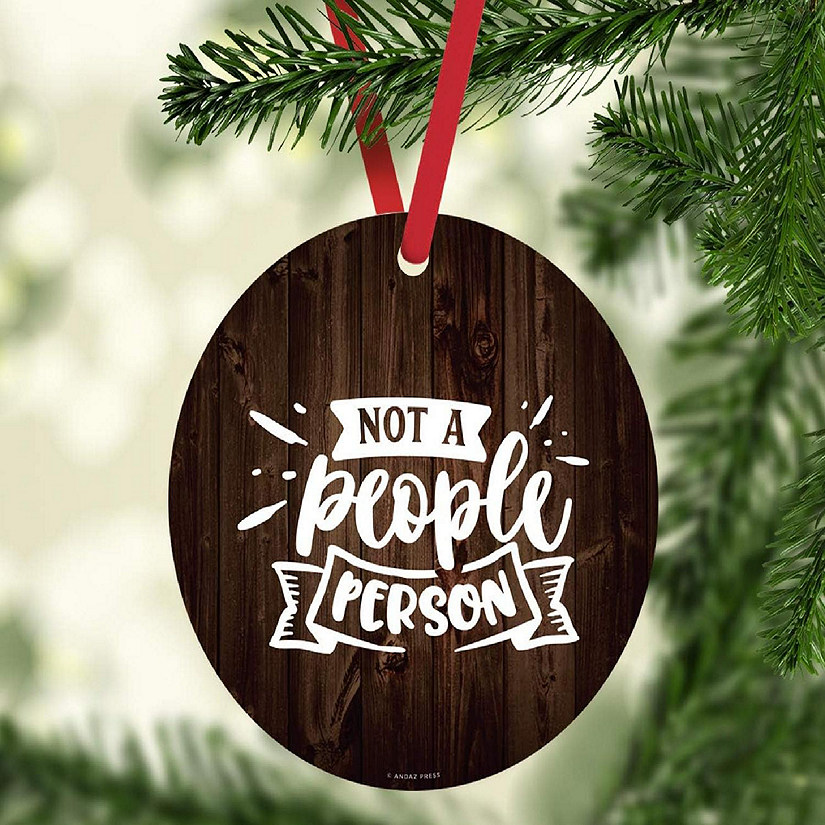 MDF Ornament Not A People Person Image