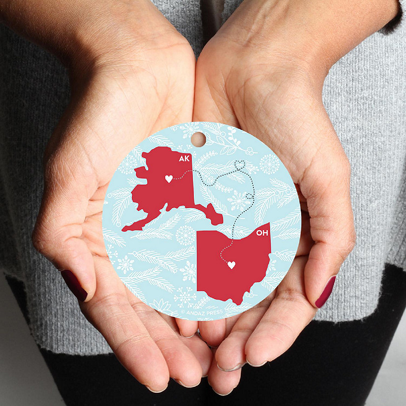 MDF Ornament Ohio and Alaska Image