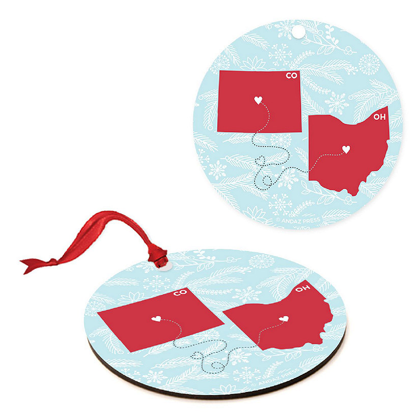 MDF Ornament Ohio and Colorado Image