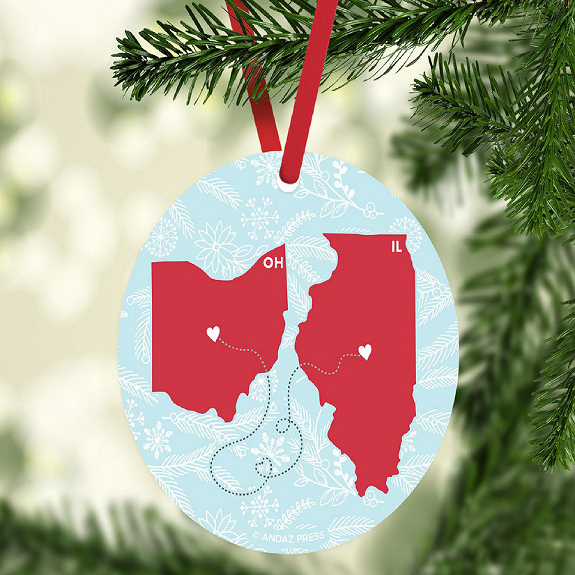 MDF Ornament Ohio and Illinois Image