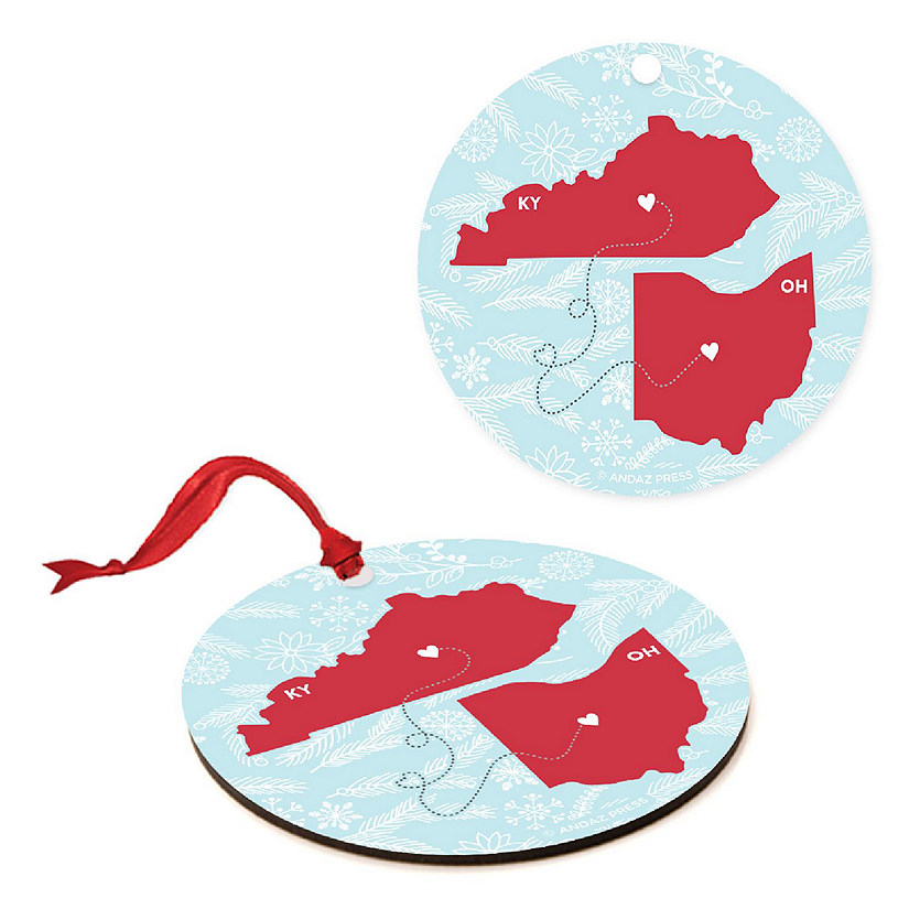 MDF Ornament Ohio and Kentucky Image