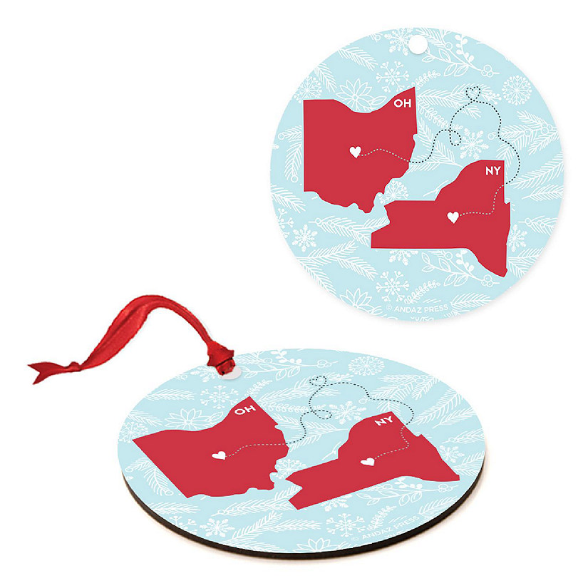 MDF Ornament Ohio and New York Image