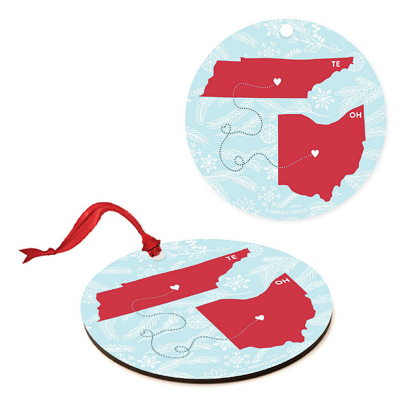 MDF Ornament Ohio and Tennessee Image