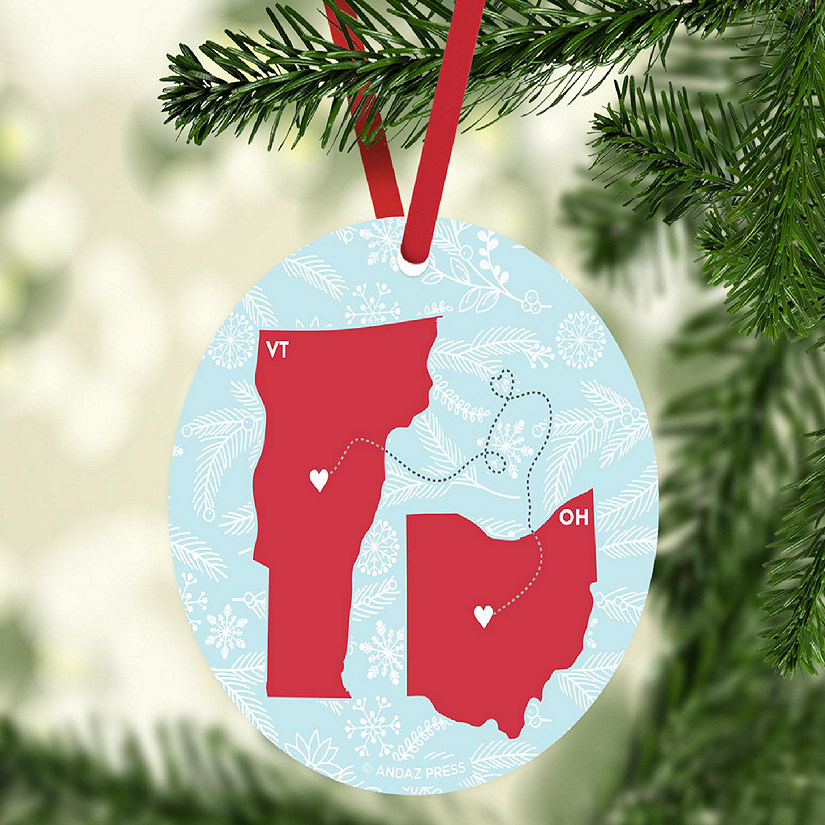 MDF Ornament Ohio and Vermont Image