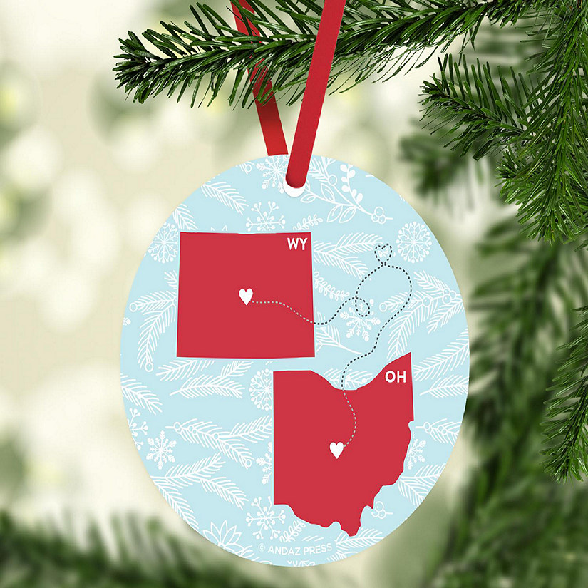 MDF Ornament Ohio and Wyoming Image