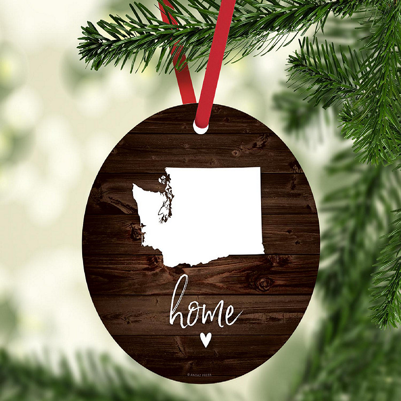 MDF Ornament Washington Home Dark Wood Image