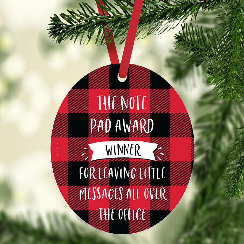 MDF Wood Ornament  Note Pad Award Image