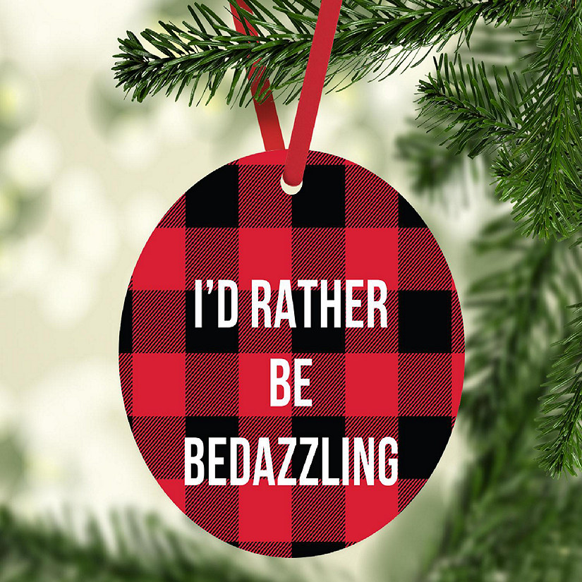 MDF Wood Ornament  Rather Be Bedazzling Image
