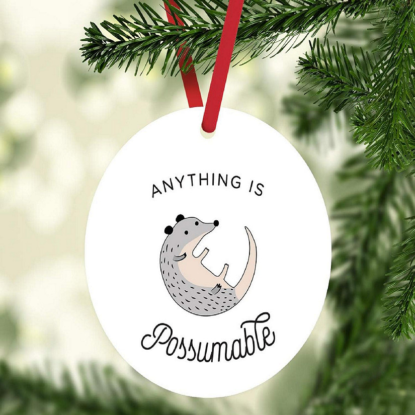 MDF Xma Ornament  Anything is Possumable Image