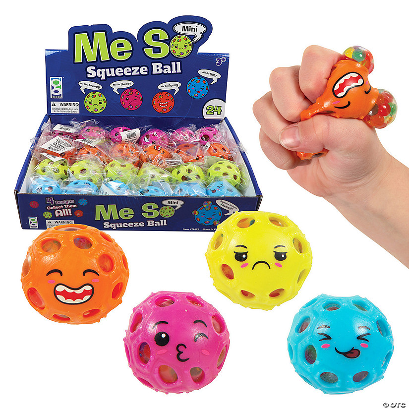 Me So Mini Squeeze Balls - 24 Pc.