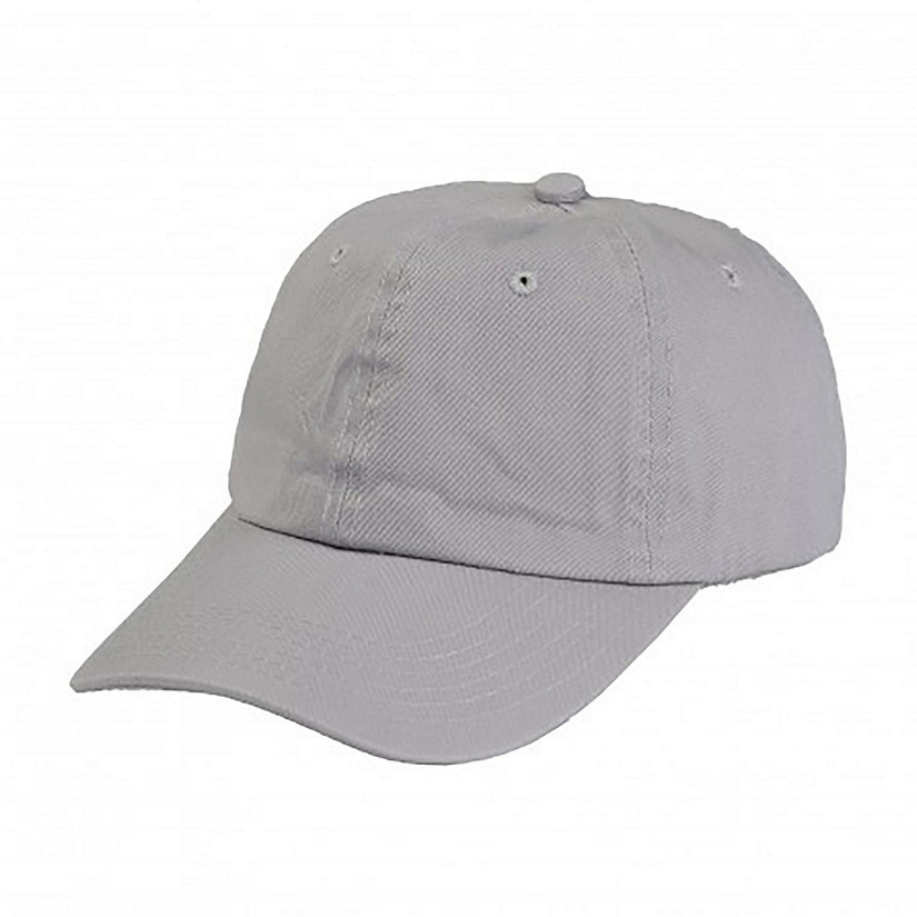 Mechaly Cotton Dad Hat Adjustable Cap (Grey) Image