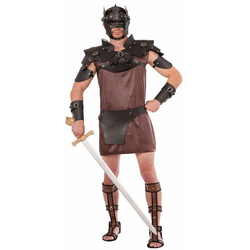 Medieval Fantasy Warrior Adult Costume Shoulder Armor Image