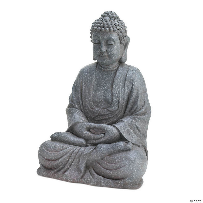 Meditating Buddha Statue 8.5X7X11.5" Image