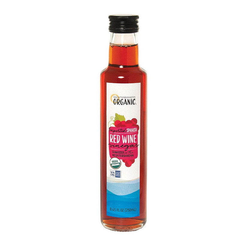 Mediterranean Organic Red Wine Vinegar - Case of 6 - 8.45 FZ Image