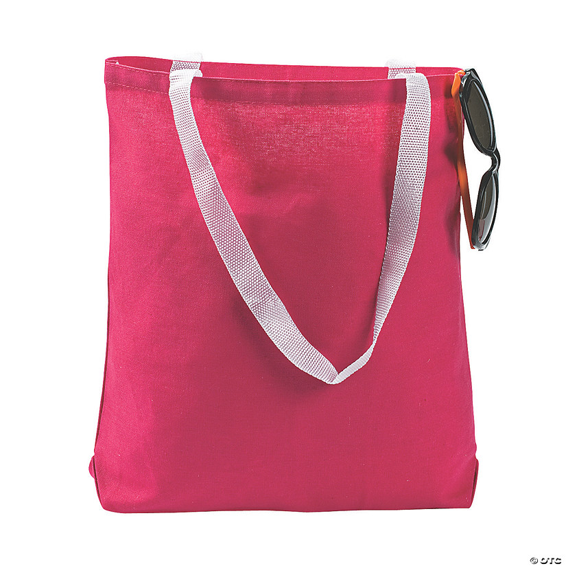 Medium Dark Pink Tote Bags - Discontinued