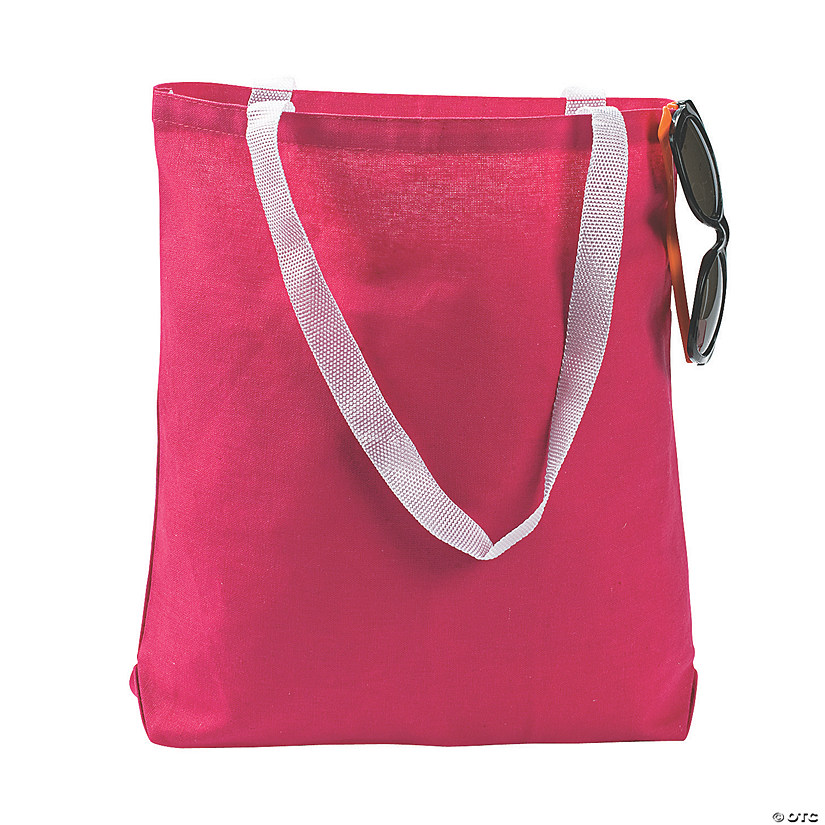 black pink tote bag