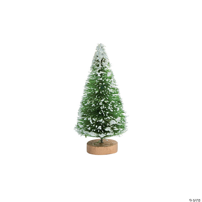 Medium Green Frosted Sisal Trees - 6 Pc. Image
