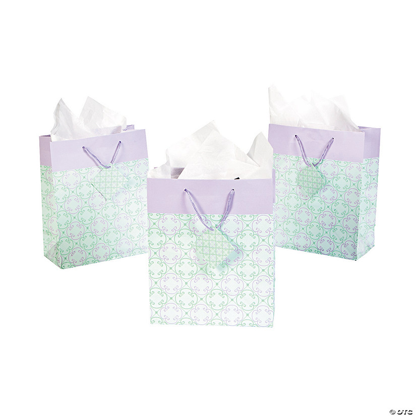 Medium Lilac & Mint Green Gift Bags Discontinued