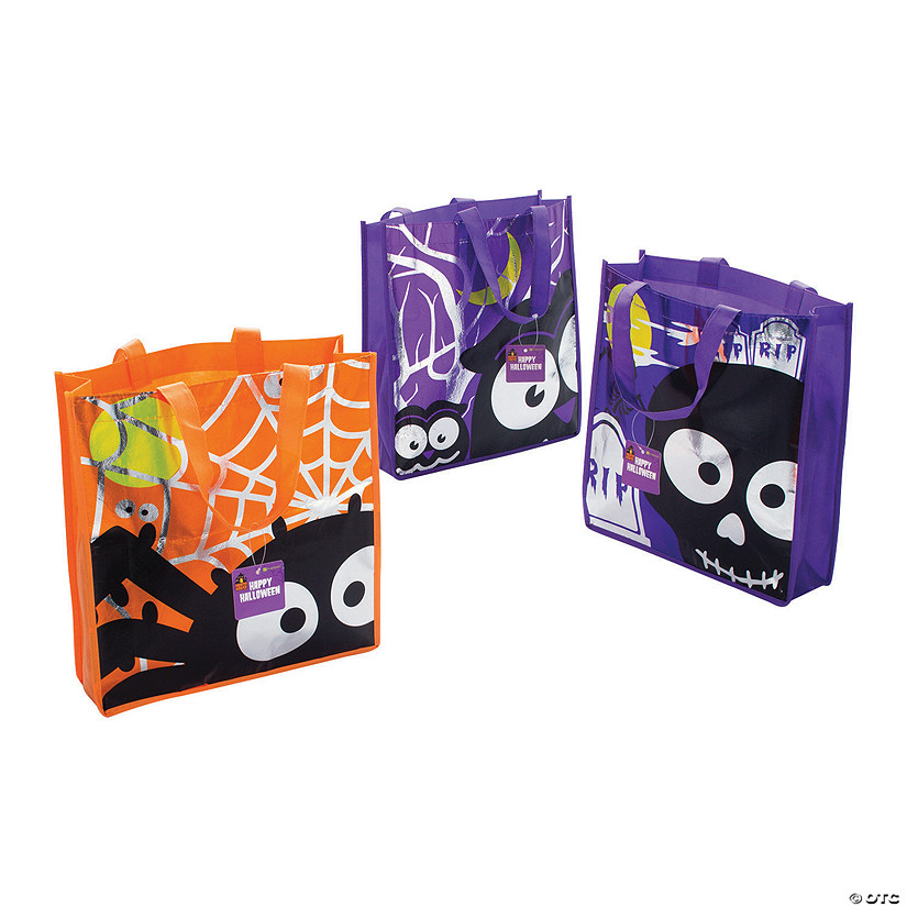 Medium Reflective Halloween Tote Bags Image