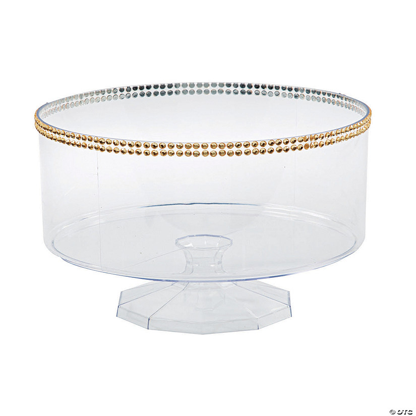 Medium Trifle Containers with Gold Gem Trim - 3 Pc. Image