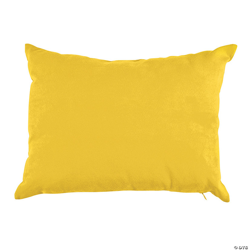 yellow m&m pillow