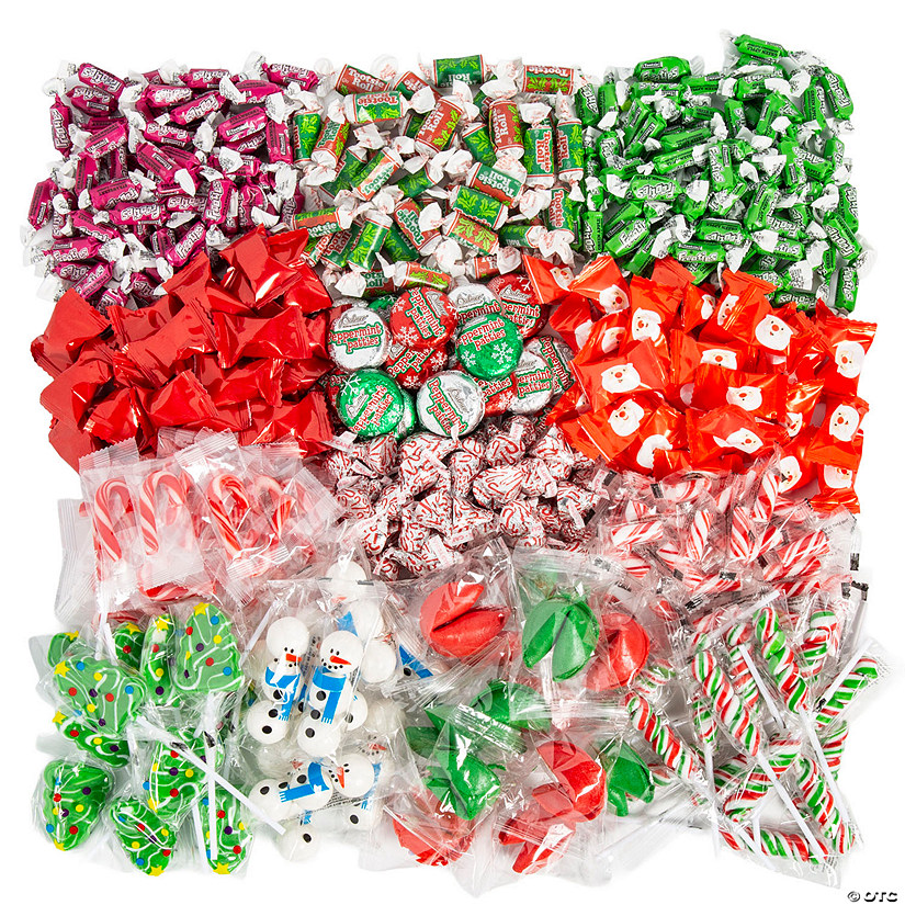 Mega Bulk 2500 Pc. Classic Christmas Wrapped Candy Assortment Image